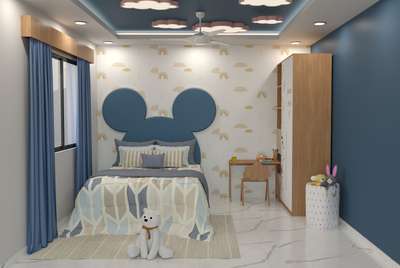 kids bedroom
 #render #3dbedroom #vray  #InteriorDesigner  #Designs #view