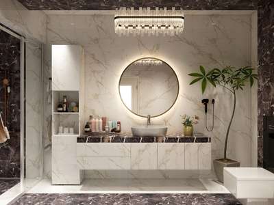 Design for bathroom countertop and cabinets.
#InteriorDesigner #Architectural&Interior #BathroomStorage #BathroomDesigns #BathroomCabinet #bathroom #LUXURY_INTERIOR #luxurybathrooms 

contact us to design your space : 9873791070
