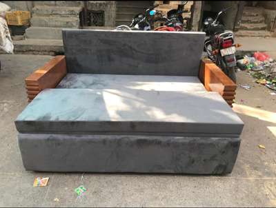 price - 17000/ wooden sofa cum bed|3 seater sofa bed