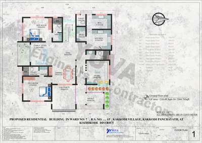 floor plan for large plots..
 #FloorPlans  #HouseDesigns  #ContemporaryHouse #homedesigne #Kannur  #Wayanad  #Kozhikode  #Malappuram