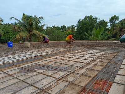 #roofslab  #steel bar laying