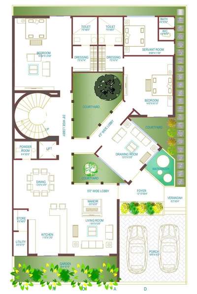 Conceptual plan for 50x80residence
#FloorPlans #HouseDesigns #vastu #EastFacingPlan #FloorPlansrendering #architect  #interiors #architecturedesign  #architecture  #indorecity #like  #share #follow
DM for more details