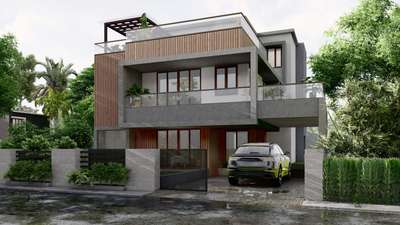 #ContemporaryHouse #exteriordesigns #modernhome #HouseDesigns #3dvisulization