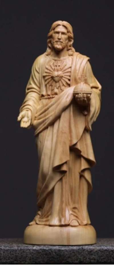 jesus wooden sculpture