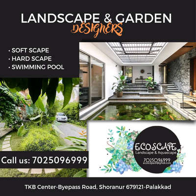 Ecoscape New poster
#ecoscapesrr #landscapearchitecture #LandscapeGarden #gardendesign #Hardscaping #softscape #swimmingpoolconstructionconpany #koiponddesign #koipondsetting 

7025096999