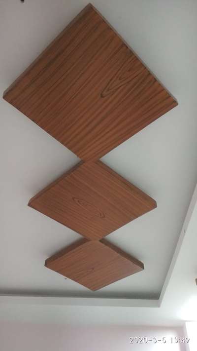 wood design on for ceiling and pop #woddenwork #deisgn #newdelhi