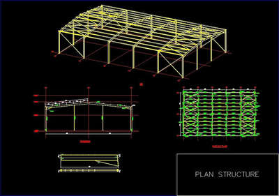 Steel Structure Drawing  #Architect  #InteriorDesigner  #steelstructure  #CivilEngineer  #autocad  #2dDesign