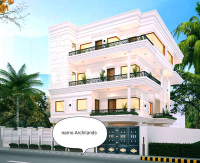 #Architectural&Interior #namo_archilands #frontElevation #facade #newdesign #newhouse #trendingdesign