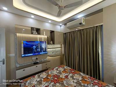 Beige color theme bedroom
 #MasterBedroom  #LivingRoomTVCabinet