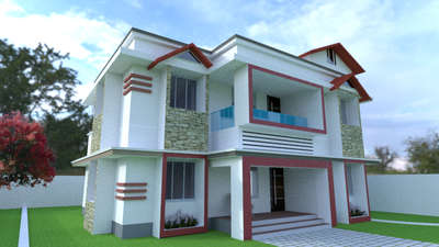 #3D_ELEVATION  #3dhouse #HouseDesigns  #ContemporaryHouse