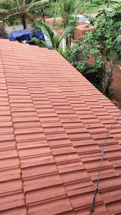 completed  next work at palazhi calicut ⚒️roofing tile work assistance feel better to contact us