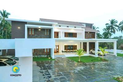 #exteriordesigns #modernhousedesigns #ContemporaryHouse #HouseConstruction #architecturedesigns #Architect #bestlandscapedesigners #bestarchitecture #architectsofkerala #best_architect