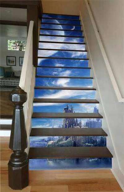 #StaircaseDecors #housie #home #faiyaz #loveinterior #3DPainting #3d #3DWallPaper