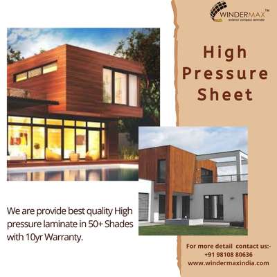 We deal in all types of exterior wall cladding products with the best brands of India and imported product 

*Our Product details* 

*#Metal exterior wall cladding*
*#HPL High pressure laminate* 
*#ACL Aluminum composite louvers* 
*#Solid aluminium louvers*
*#WPC louvers*
*#Wall FINs* 
*#ACP Aluminium composite panel*
*ACP/HPL Colour rivets*

Any requirement or query please contact us.9810980278 

For more details our all products please visit websites

www.windermaxindia.com
www.indianmake.co.in #HPL  #hpl_cladding