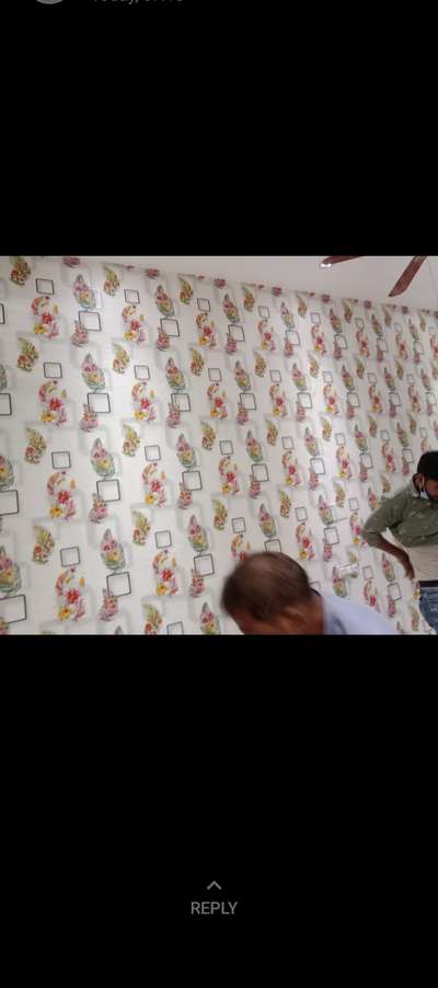 wallpaper work by Chetan interior