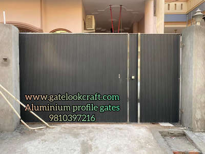 Aluminium profile gate manufacturer in delhi by hibza starling interiors Pvt Ltd #aluminiumgate #profilegates #aluminiumprofilegate #gates