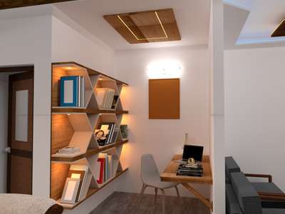 #library  #OfficeRoom  #InteriorDesigner  #KeralaStyleHouse