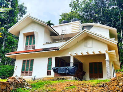 Completed project @ pathanamthitta 2400sqft  #HouseConstruction #Pathanamthitta  #homeplan