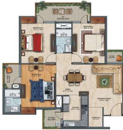 3BHK House Design. 
Contact us now!!!
-9625575516
 #residentialinteriordesign  #3DPlans #3d  #NorthFacingPlan