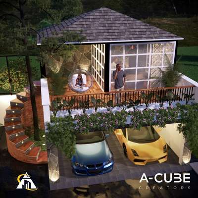 Porch Top design #KeralaStyleHouse #acubecreators #ContemporaryDesigns #homedesigning #ElevationDesign