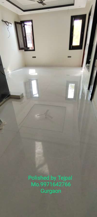 Diamond floor polish