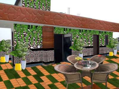 terrace design #sayyedinteriordesigner  #terracegarden  #terracewall
 #terracewaterfall