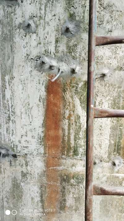 Retainig walls joint pressur grouting work