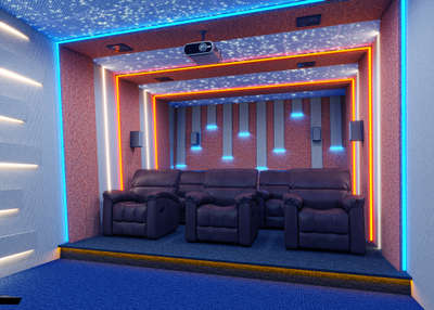 Home theatre design concept  #InteriorDesigner  #3dvidualizer