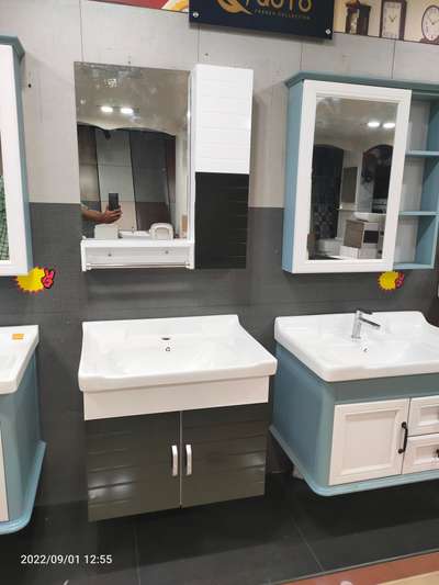 ******  Rs 9444/- (4 quantity FCFS) *****
Onam offer continues....
Imported Vanity Cabinet from Quto

Model 602 PVC Cabinets
-60cm Ceramic Wash Basin and Cabinet
-Side Box with 2 Door
-Stand with Towel Rod 
-Mirror
-High quality Soft Close Hinges
-Mrp 14900/-

Shop at Kohinoor Electrical Sanitary & Tiles ,Changanacherry +91 90749 30083 

Offer rate applicable on model 602 only...