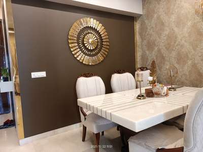 wall nd dining table #KhushalInteriorcontractors