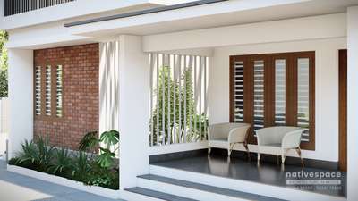 #KeralaStyleHouse #koloviral #keralahomeplans #extrior_design #courtyard  #courtyardgarden #Architect #architecturedesigns #architecturalvisualization #nativespace