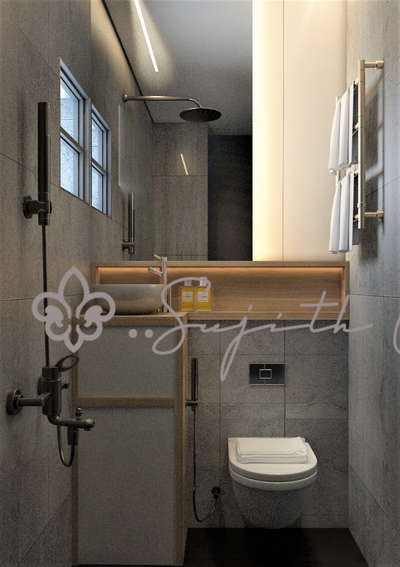 #BathroomDesigns #BathroomTIles #3dmaxrender  #4'x4' small toilet.