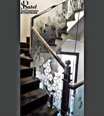 𝗳𝗼𝗿 𝗜𝗻𝗾𝘂𝗶𝗿𝘆📞:-𝟴𝟳𝟳𝟬𝟬𝟳𝟲𝟰𝟵𝟵
Staircase Handrail With Frosted Glass 
#koloapp #koloindial #koloindore #kolo-ed #koloed #koloviral #koloviral #koloeducation  #kolotrending #kolorsworld #kolo #pinterest #handrailsforkings #GlassHandRailStaircase #GlassBalconyRailing #GlassHandRailStaircase #GlassStaircase #railling #StainlessSteelBalconyRailing #toughenedglass #spatelsteelcorporation