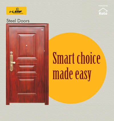 "smart people's choice"


 #Steeldoor  #SteelWindows #Steeldoor #ileafbrand #ileafdoors