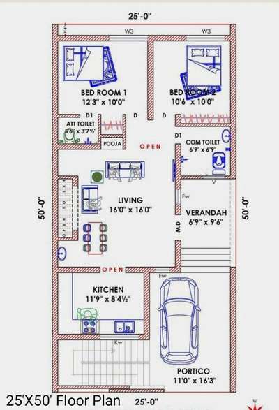 25'X50' Floor Plan design ₹₹
 #FloorPlans  #25x50houseplan  #sayyedinteriordesigner  #sayyedinteriordesigns  #sayyedmohdshah