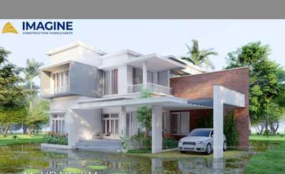 #Flat roof design#Imagine construction consultants#Malappuram
