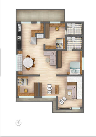 Floor plan #3BHKHouse #3BHKPlans #2DPlans
