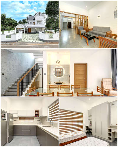 Completed Project Pics from Perumbavoor...
#perumbavoor #interior #exterior #LivingroomDesigns #KitchenCabinet #StaircaseDecors