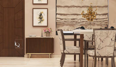 Living and Dining Area Design  #InteriorDesigner