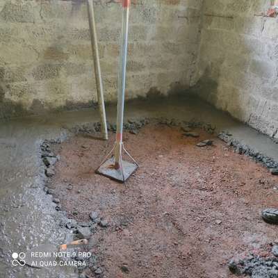 life mission house, floor concreting