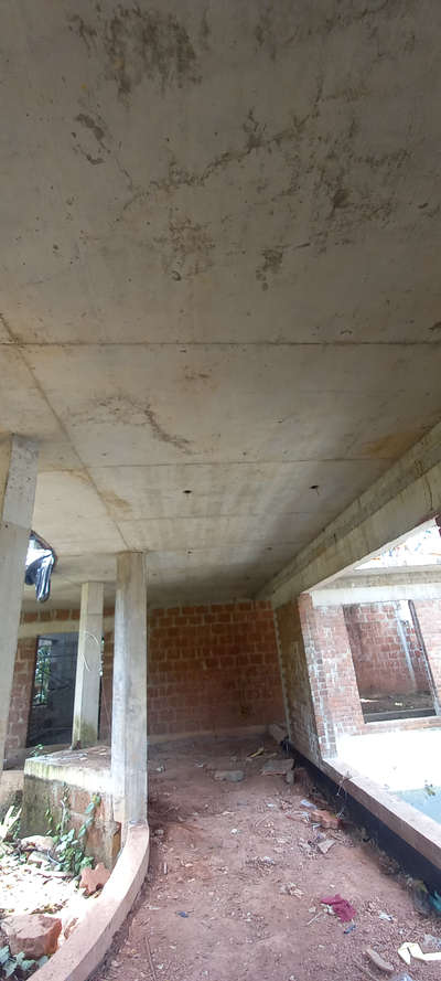 expossed concrete at kozhikode site
