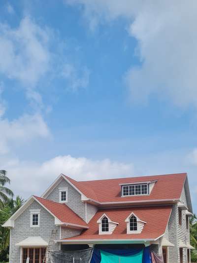 Roofshield Premium Shingles Modern RedwithShade
 #Premium  #KeralaStyleHouse  #budget  #budget_home_simple_interi  #Ridge  #WaterProofings  #russian