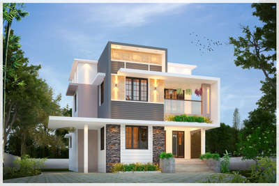 #beautifulhouse #architecturedesigns #3delevation🏠 #ElevationHome #ElevationDesign #HomeDecor #KeralaStyleHouse #ContemporaryDesigns #creatveworld #kolo