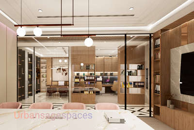 #workspace #OfficeRoom #officedesign #3drender #interiorrendering #highendinteriordesigners #highend