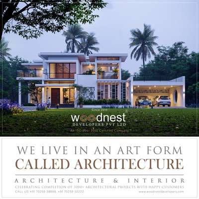 We Live In An Art Form Called Architecture

With Woodnest, you’ll be able to design and create your perfect home with minimal effort. Our team provides complete architectural solutions for homes of any size and style, from interior designs to furniture selections. Whether you want a traditional or modern living room or luxurious kitchen, we have everything covered for you. 

Contact us today to start creating the home of your dreams!

For more details contact: +91 7025938888