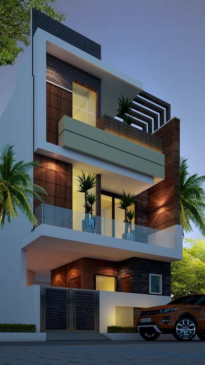3D Front Elevation Design #InteriorDesigner  #exteriordesigns  #exterior3D #Architectural&Interior  #KitchenInterior