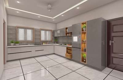 #ModularKitchen  #KitchenIdeas  #HomeDecor  #LShapeKitchen #KitchenCabinet  #Architectural&Interior  #interiordesignkerala  #kerala_architecture