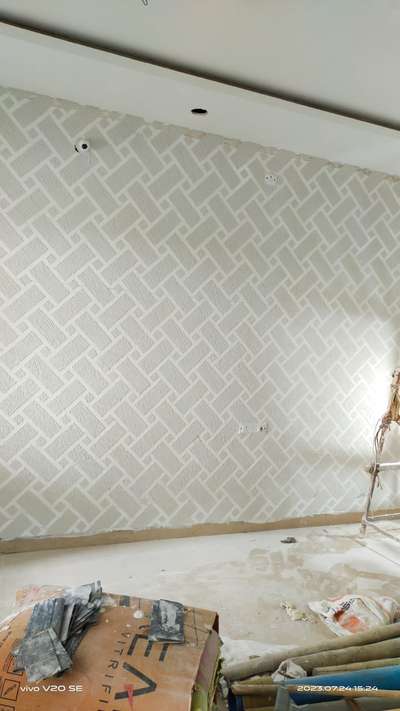 wall texture and design more information 7828 923187 🙏