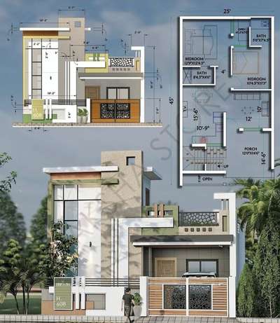 House Plan and Design Contact me 👉 
 #houeplan  #HouseDesigns  #exterior_Work  #ElevationDesign