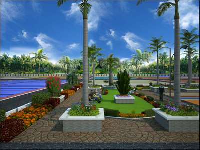 contact me for colony landscape View 3d plan & walkthrough animation video